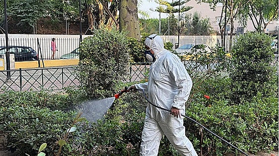 Mijas closes parks for fumigation against West Nile virus mosquitoes
