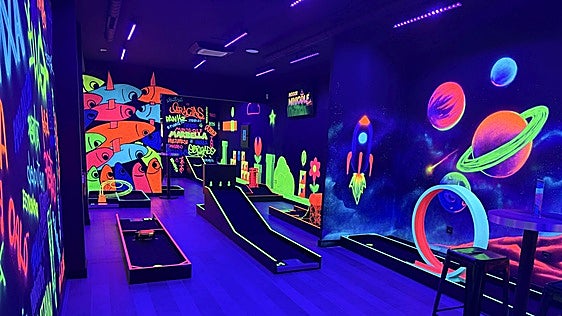 Indoor Minigolf Marbella offers year-round fun with immersive 18-hole adventure
