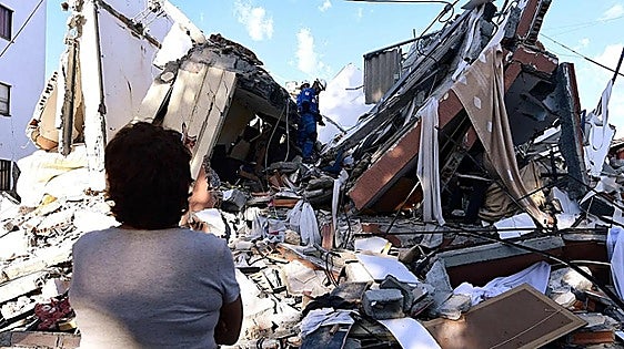 Spain's Foreign Ministry says 164 Spaniards are missing following the earthquake in Colombia