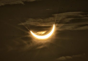 The eclipse, as seen from different viewing points in Malaga province