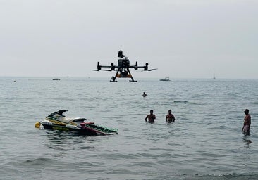 Fuengirola drones carry out nine beach rescues during first two months of summer