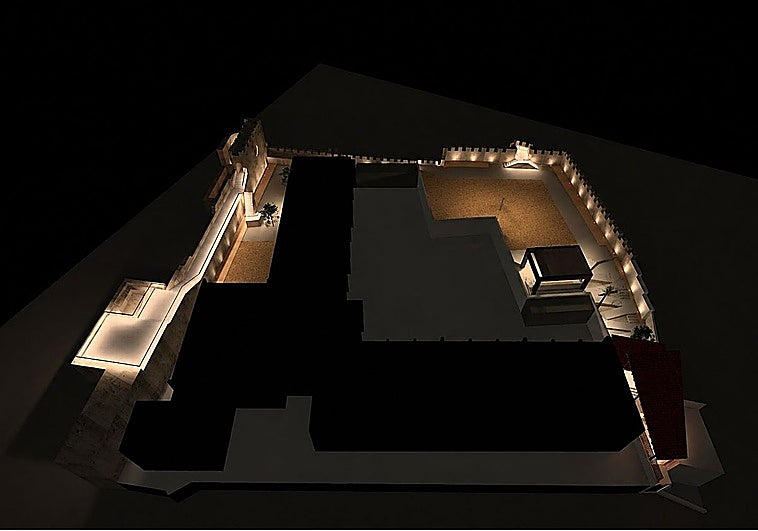 Recreation of the project created by architect Rafael Pozo.