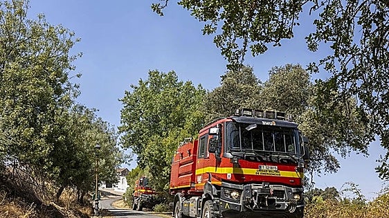 Huelva fire shows positive signs, with 'large part' of the flanks 'without active fire front'