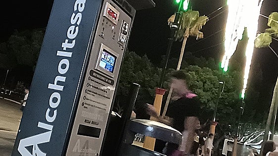 Malaga fair breathalyser machines turn into viral drinking challenge