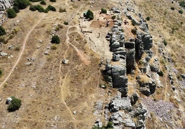 The La Chorrera archaeological site, in the Sierra de Los Yébenes (Toledo).
