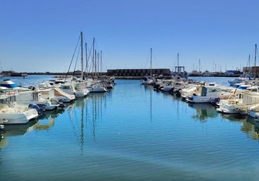 A quiet harbour of Adra.