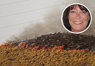 The Los Gallardos fire. Above, Michelle Leake.