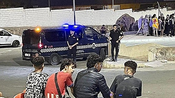 More than 40 migrant camps, cars and containers set on fire in Ceuta early on Friday