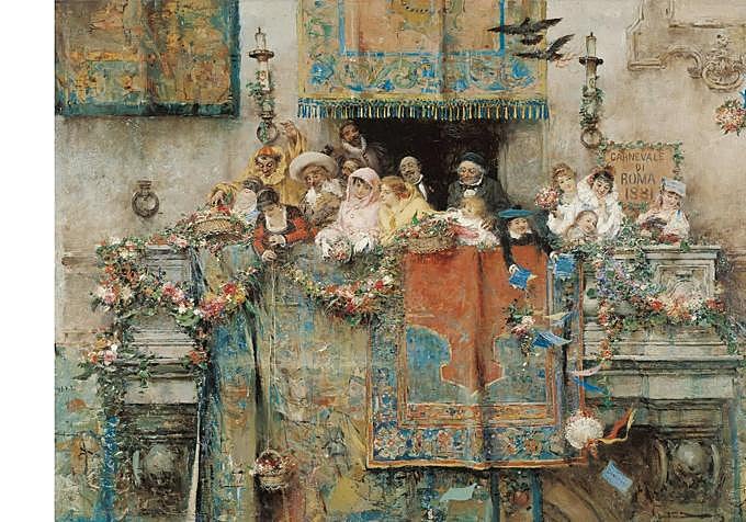 El Carnaval de Roma by José Benlliure Gil 1881.