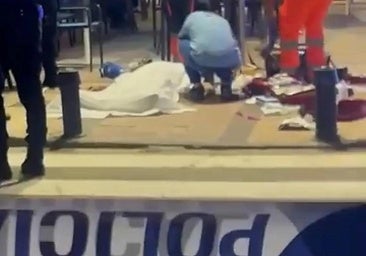 The scene of the double killing