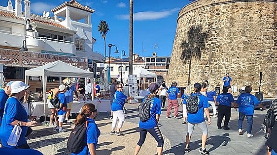 Mijas Lions diabetes awareness group get its marching orders