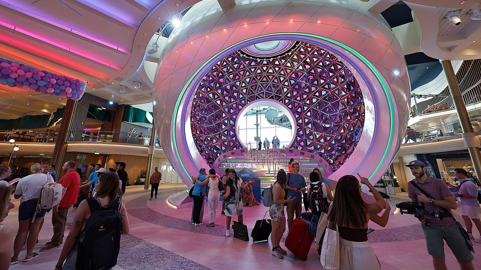 Main entrance to the Legend of the Seas.