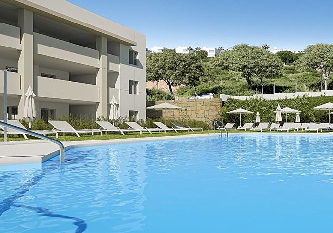 Grand Bay will feature a swimming pool and landscaped areas.