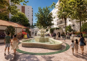 Computer generated image of the project to be carried out in Fuerzas Armadas Square.