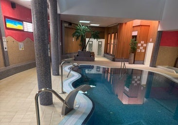 The indoor swimming pool in Alhaurín.