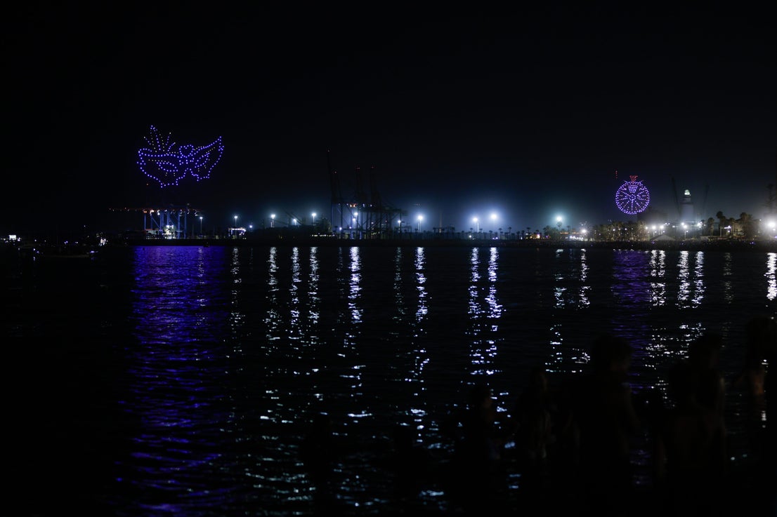 Fireworks and drones signal start of Malaga fair