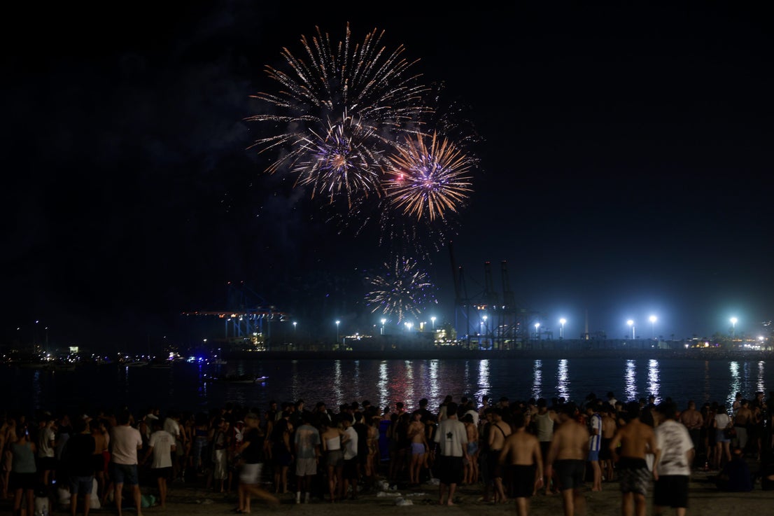 Fireworks and drones signal start of Malaga fair