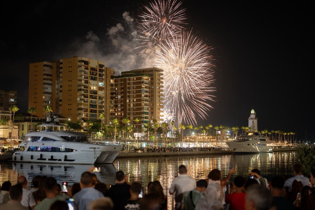 Fireworks and drones signal start of Malaga fair