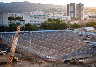 Malaga's Hospital Civil opens temporary car park with 750 spaces