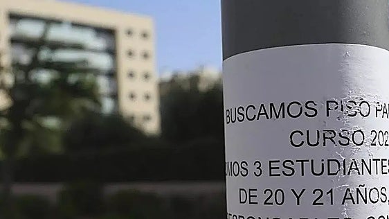 Malaga University candidate students driven away by housing crisis