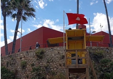The local council has raised the red flag at Bil Bil beach.