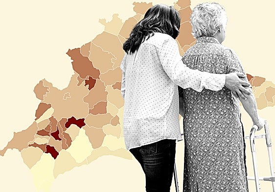 Where are you more likely to live to over 90 in Malaga province?