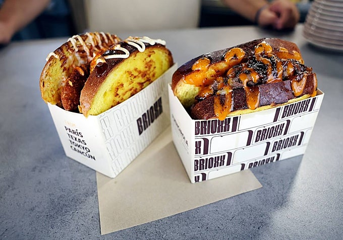 Two of Brioxx’s most popular sandwiches.