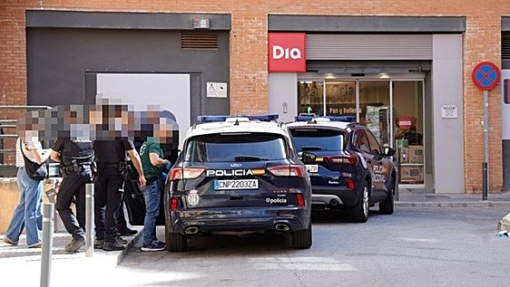 The location of Friday's shooting in Malaga.