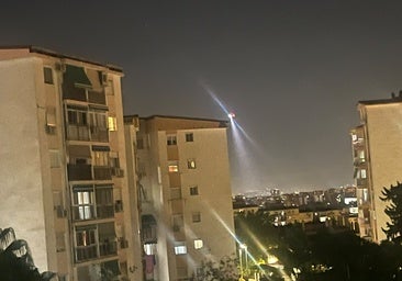 Malaga police helicopter flying over strategic locations triggers concern