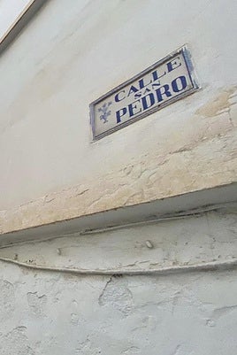Calle San Pedro in Antequera, where the house in which the young woman died is located..