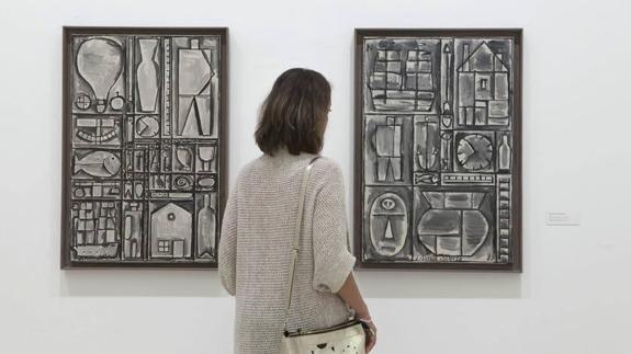 The Torres-García exhibition at the Picasso museum.