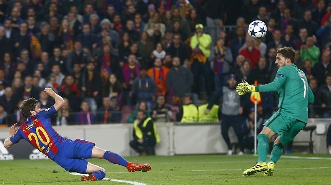 Sergi Roberto capped off an unforgettable night at the Camp Nou on Wednesday.