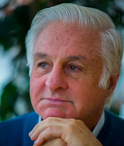 Dr Canessa during the interview in Madrid.