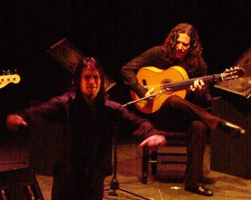 Juan de Juan, pictured left with guitarist Tomatito 