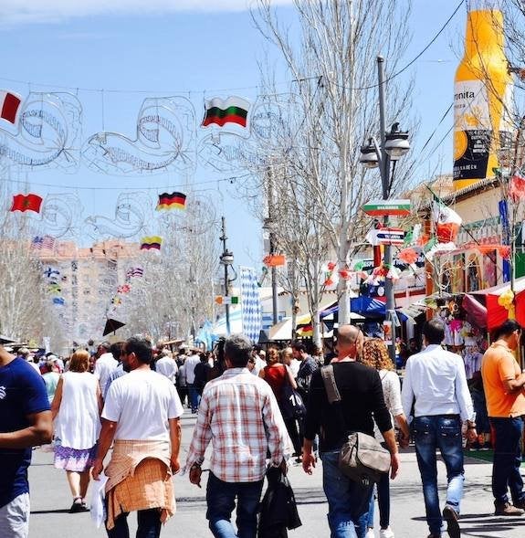 The first day of the multicultural festival in Fuengirola.