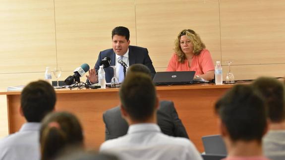 Fabian Picardo at the UMA Summer Course in Marbella.