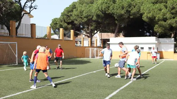 Walking football is suitable for all ages but is primarily aimed at the over 50s.