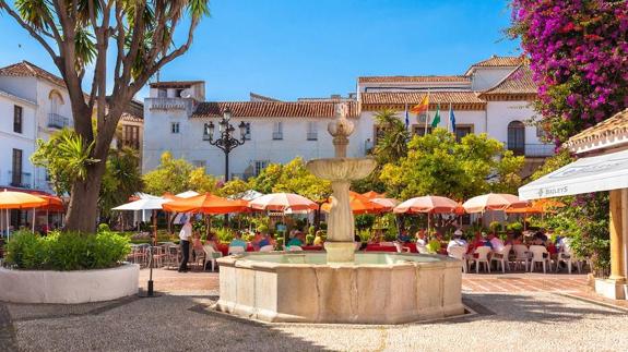 The Marbella old town.