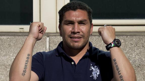 Footballer Salvador Cabañas.