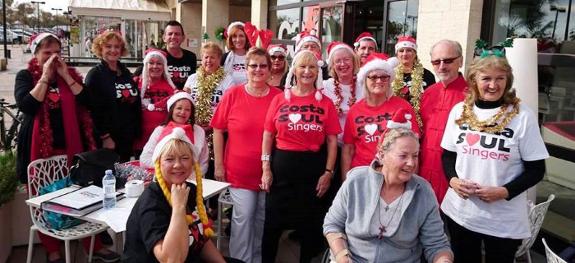 Costa Soul Singers will perform at Cudeca's festive fayre.