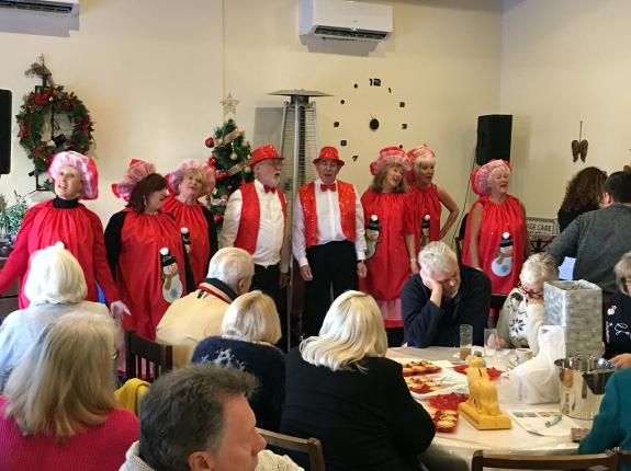 A Touch of Class perform at the RBL Christmas function . :: sur