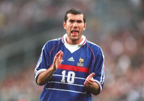 A young Zidane.