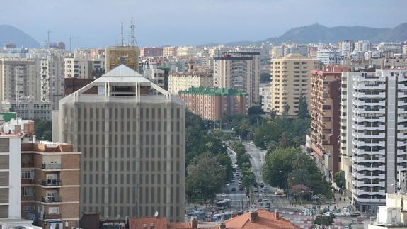 Apartment blocks in Malaga.