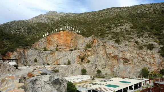 The Starlite stage, in Cantera de Nagüeles.