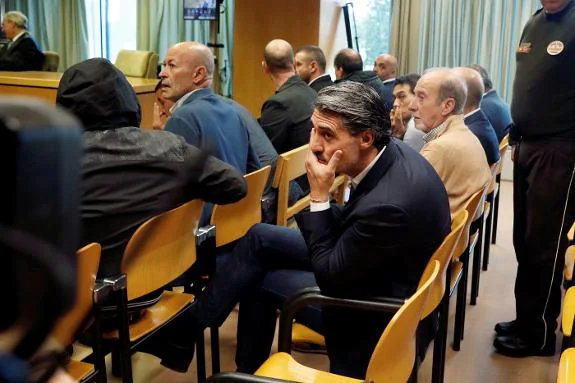 Caminero at the Madrid provincial court on Monday.