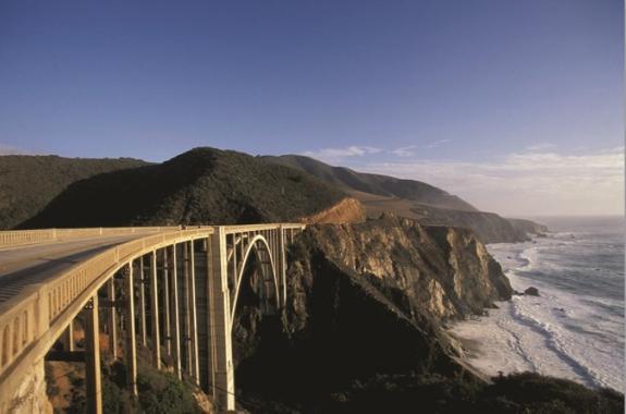 The Bixby Creek Bridge.