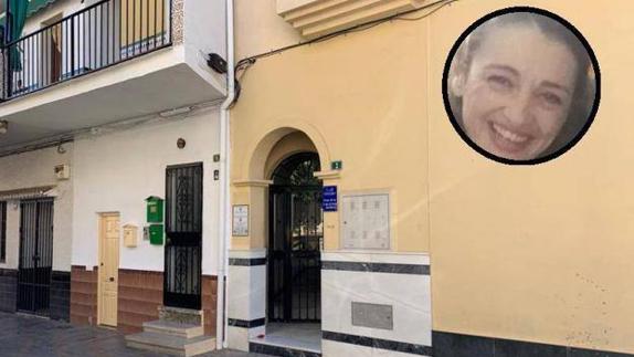 The building where Leonor (inset) was found dead.