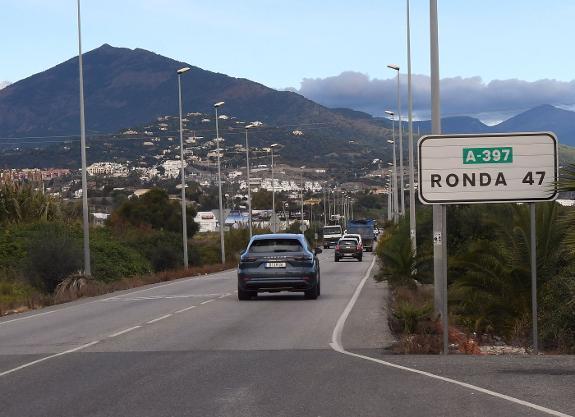 The A-397 is the main road to Ronda from the western Costa del Sol. 