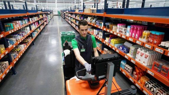Online shopping at Mercadona costs the firm 16 euros per customer