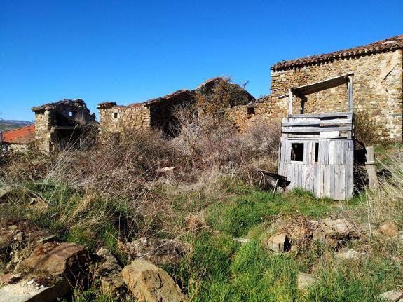 A deserted village in Soria, central Spain.